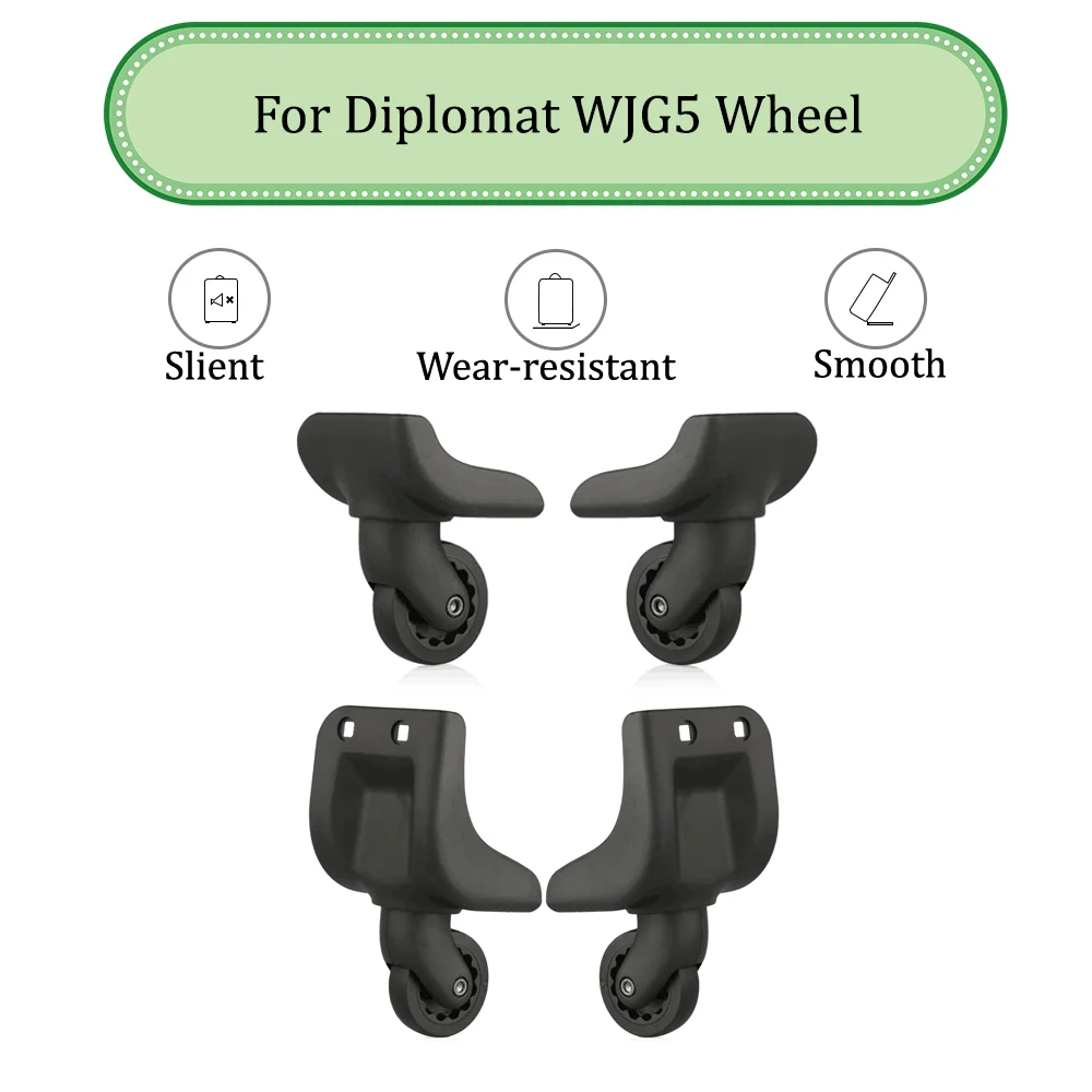 

For Diplomat WJG5 Universal Wheel Replacement Suitcase Silent Smooth Shock Absorbing Durable Convenient Accessories Caster Wheel