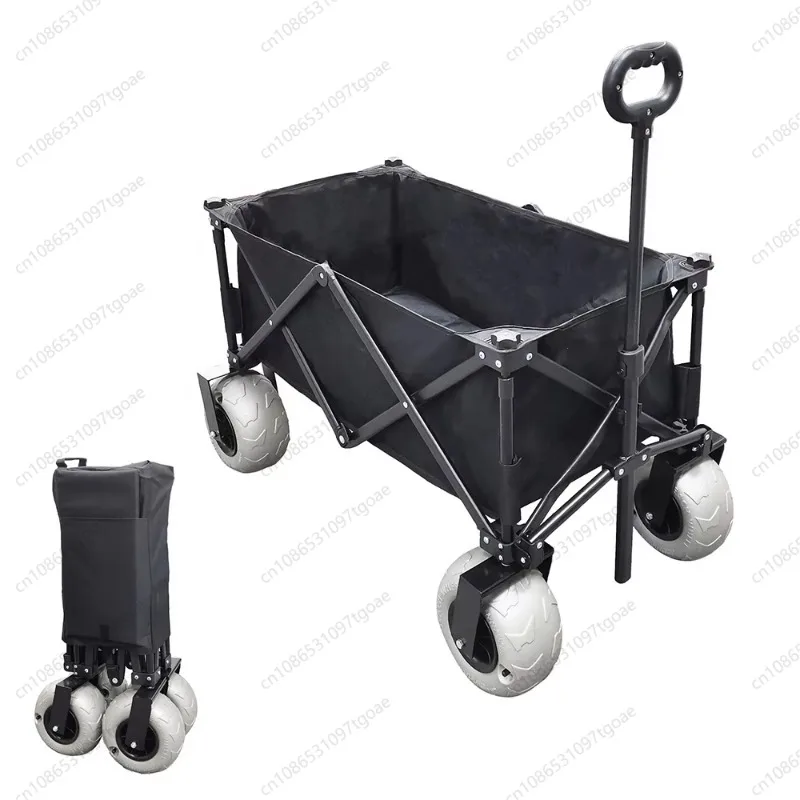 Heavy Duty Folding Camping Trolley with Balloon Wheels