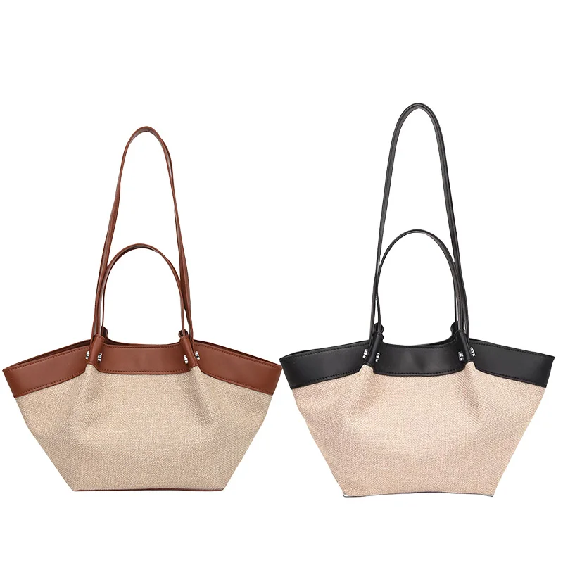 

Women's Handbags Brand Design Patchwork Tote Bag Large Capacity Versatile Commuter Wing Bag Women's Single Shoulder Underarm Bag