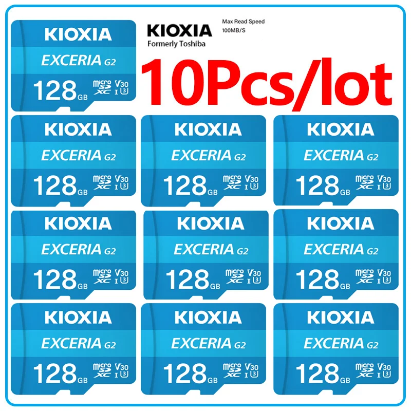 10 шт./партия Kioxia 128GMINI SD карта памяти флэш-памяти U1 R100 C10 U3 Full HD высокая скорость чтения 100 Мб/с TF-карта