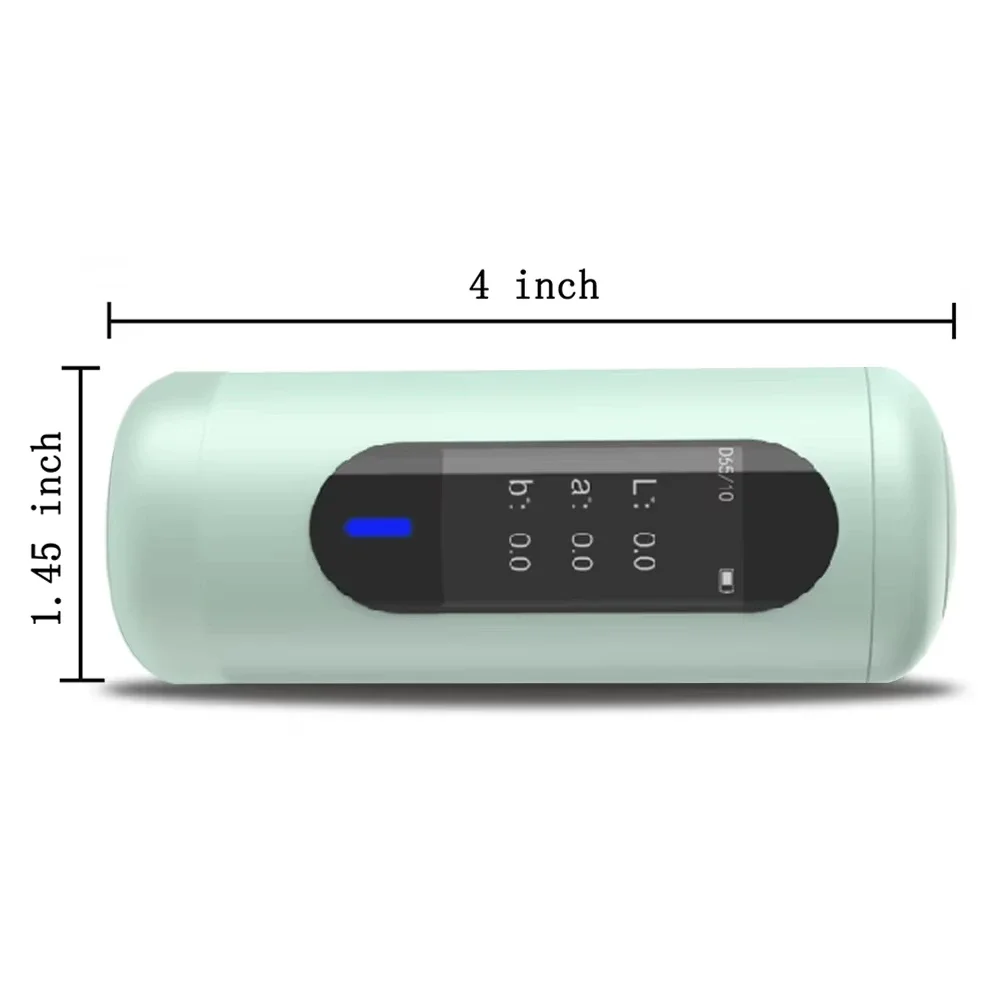 Draagbare kleuranalysator, mobiele app-colorimeter, RGB, HBS, enz. 38 indexen, nauwkeurig 0,01 voor kleuraanpassing, kleurverschil meten