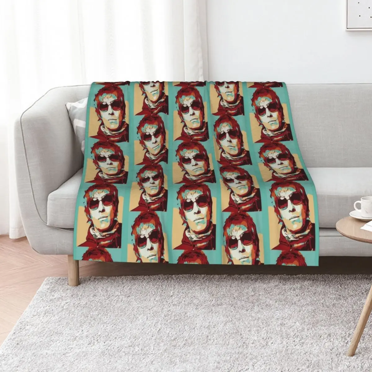 

Liam Gallagher Throw Blanket For Baby Decoratives Single Sofa Quilt Blankets