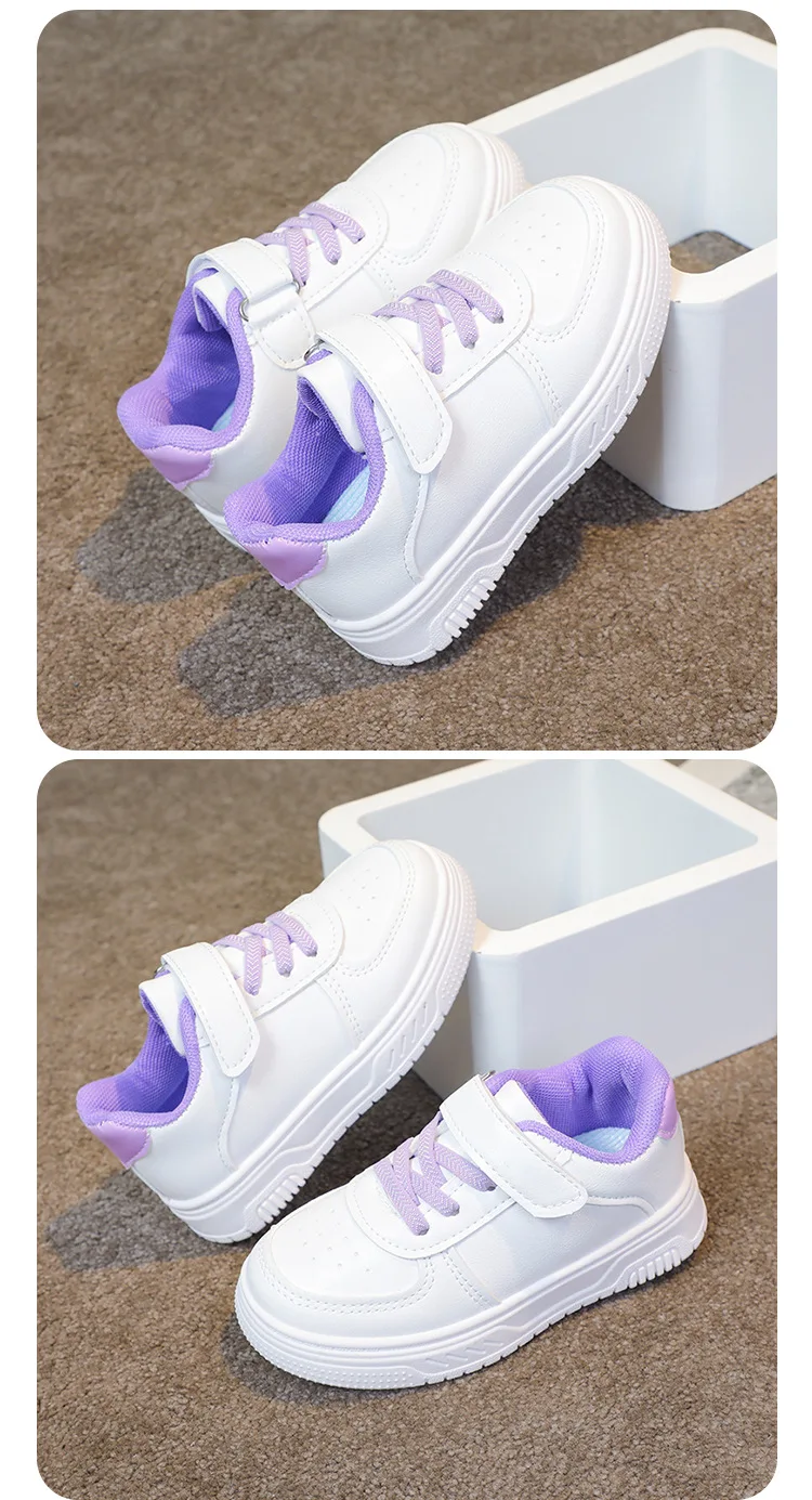 2026 Herbst Kinder Barfußschuhe mit breiter Zehenbox für Jungen und Mädchen – Minimalistische Sneaker aus leichtem Kunstleder mit Klettverschluss – Detail 23
