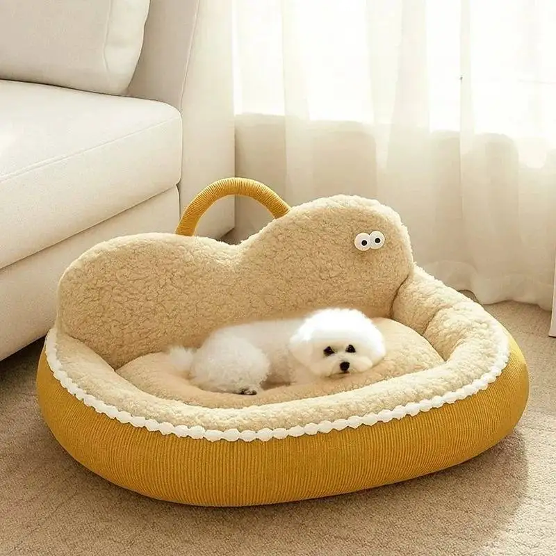 

Queen Size Durable Dog Kennel Aesthetic Unique Plush Designer Dog Supplies Indoors Modern Camas Para Perros Dog Furniture