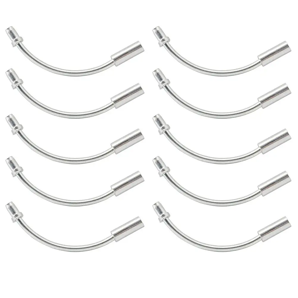 

20 Pcs Elbow Brakes Bike Accessories Catheter Flexible Tube Aluminum Alloy Bend Parts Cable Guide