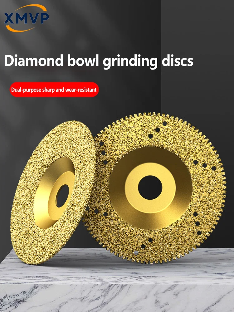 Diamond cutting sheet, grinding sheet, brazed bowl, edge grinding sheet for granite ceramic tiles, bowl grinding disc for edge g