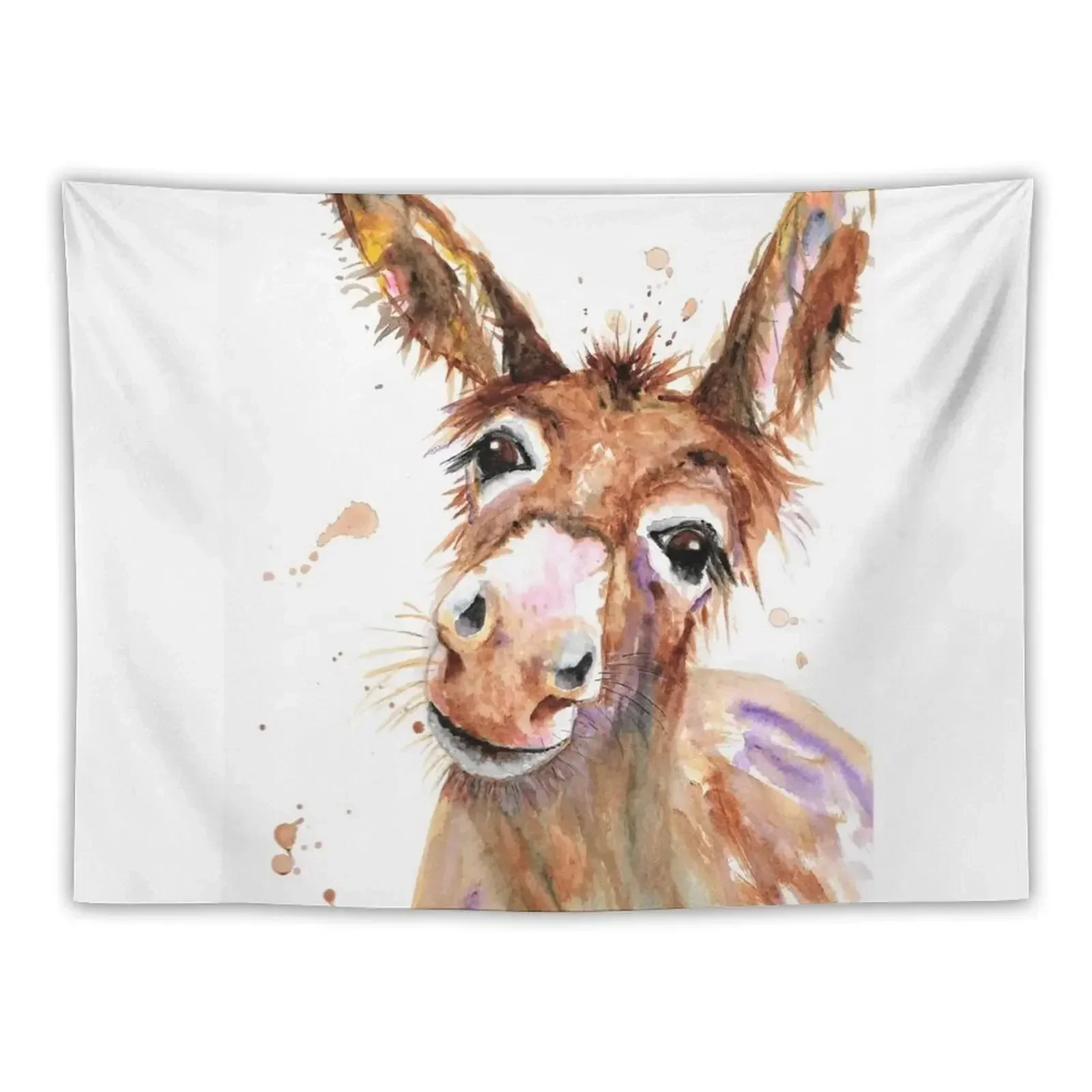 

Cute Donkey face Tapestry Decoration Wall Wall Carpet Aesthetic Decoration Tapestry