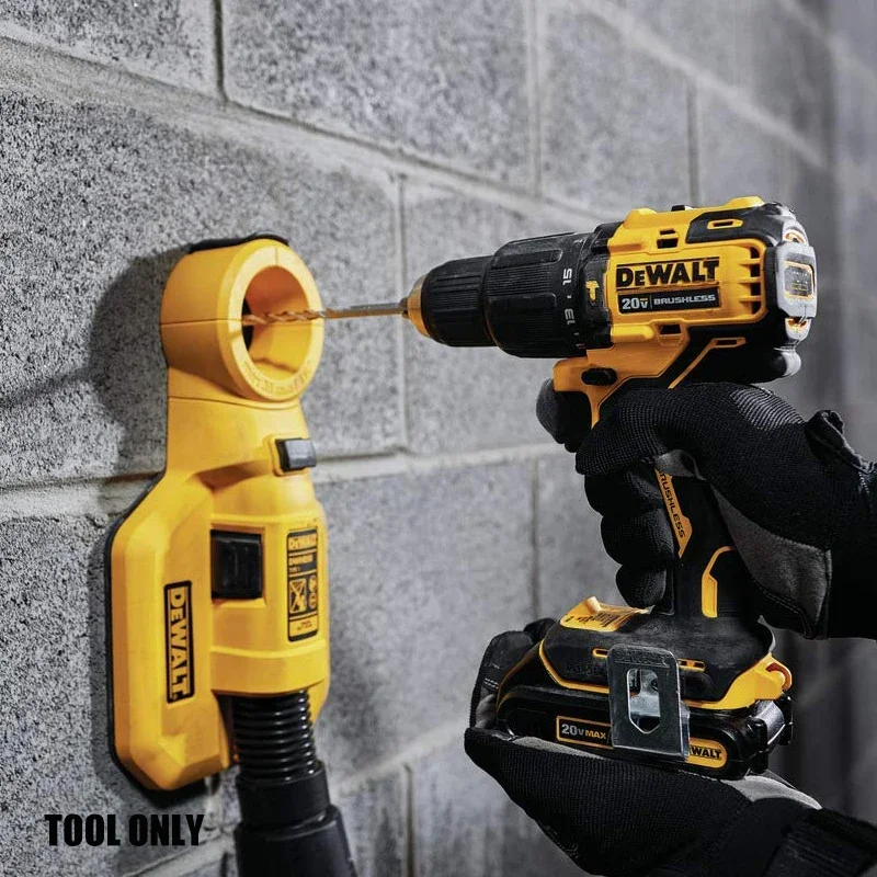 DEWALT DCD709 20V MAX Hammer Drill Impact Driver 1/2-Inch Brushless Cordless Compact Electric Screwdriver Power Tools