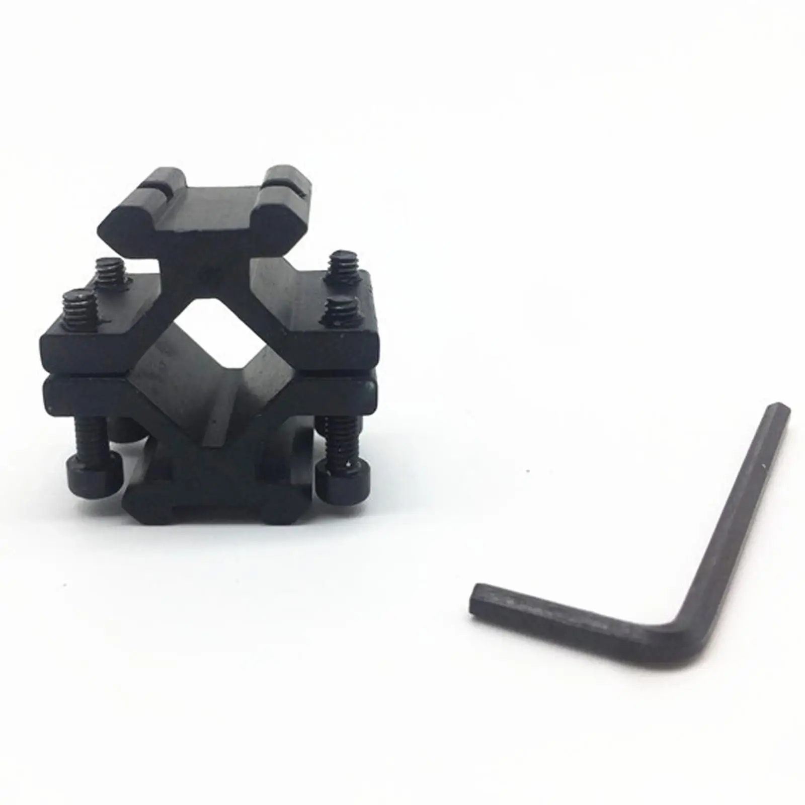 Tactical Adjustable Universal Rail 20mm Picatinny Rail Barrel Mount Adapter for Scope Rifle Flashlight Shotgun Converter