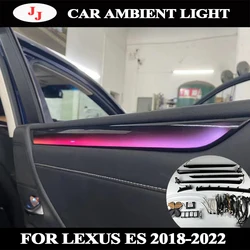 Interior led dynamic ambient Lamp For Lexus ES ES300h 2018-2022 decorate Ambience Light Atmosphere Lamp