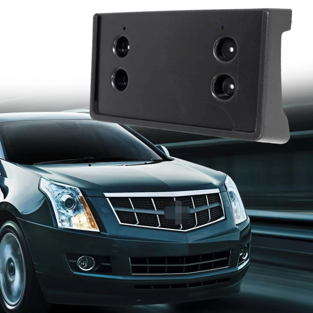 

Car front bumper license plate frame bracket ABS fit for Cadillac SRX 2010 2011 2012 2013 2014 2015 2016 25776408 GM1068130
