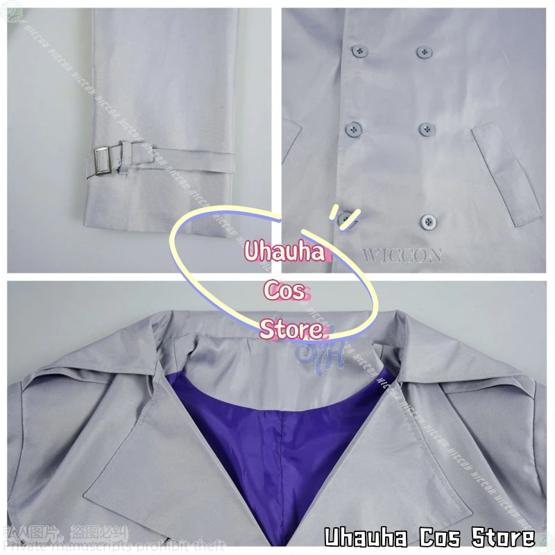 {Uhauha Cos}Azul Ashengrotto Cosplay Game Octavinelle Anime Costume British Style Coat Scarf Hat Elegant Uniform Halloween