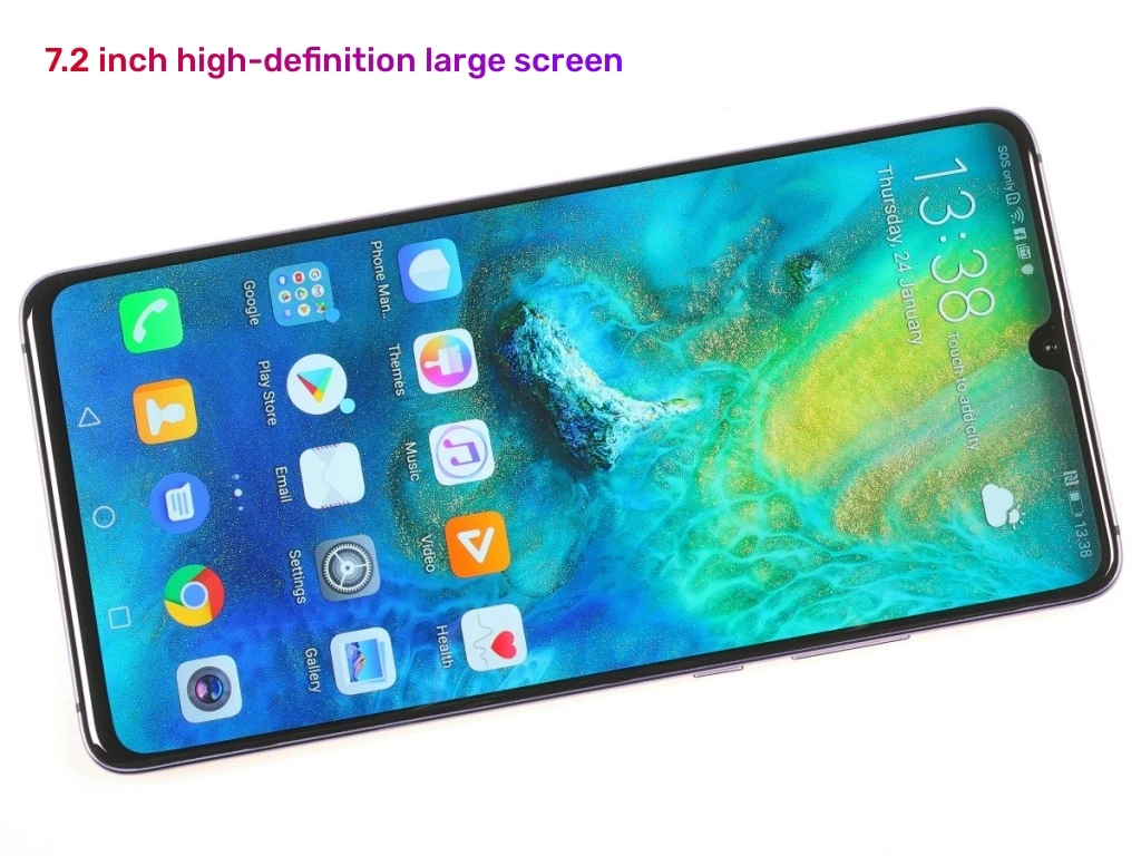 Imagem -02 - Huawei-mate 20 x Smartphone Telemóveis 5g Rede 4g 7.2 Câmera de 40mp Mais 24mp 8gb Mais 256gb Andróide Google Play Store Global