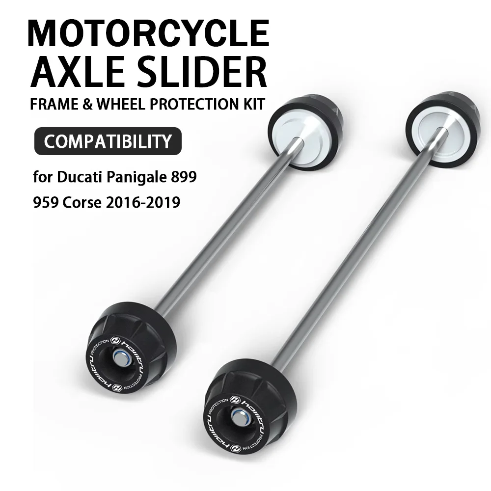 Axle Slider  for Ducati Panigale 899 959 Corse 2016-2019 Motorcycle Spindle Protection Axle Cover Front Rear Wheel Protector