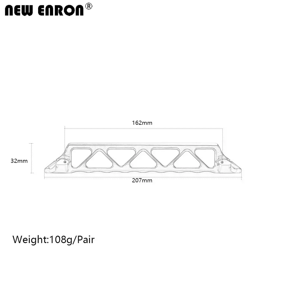 NEW ENRON 2Pcs Aluminum Alloy #7723 Side Trail Nerf Bars for RC Crawler Car Traxxas 1/5 XMaxx X-Maxx 6S 77076-4 8S 77086-4