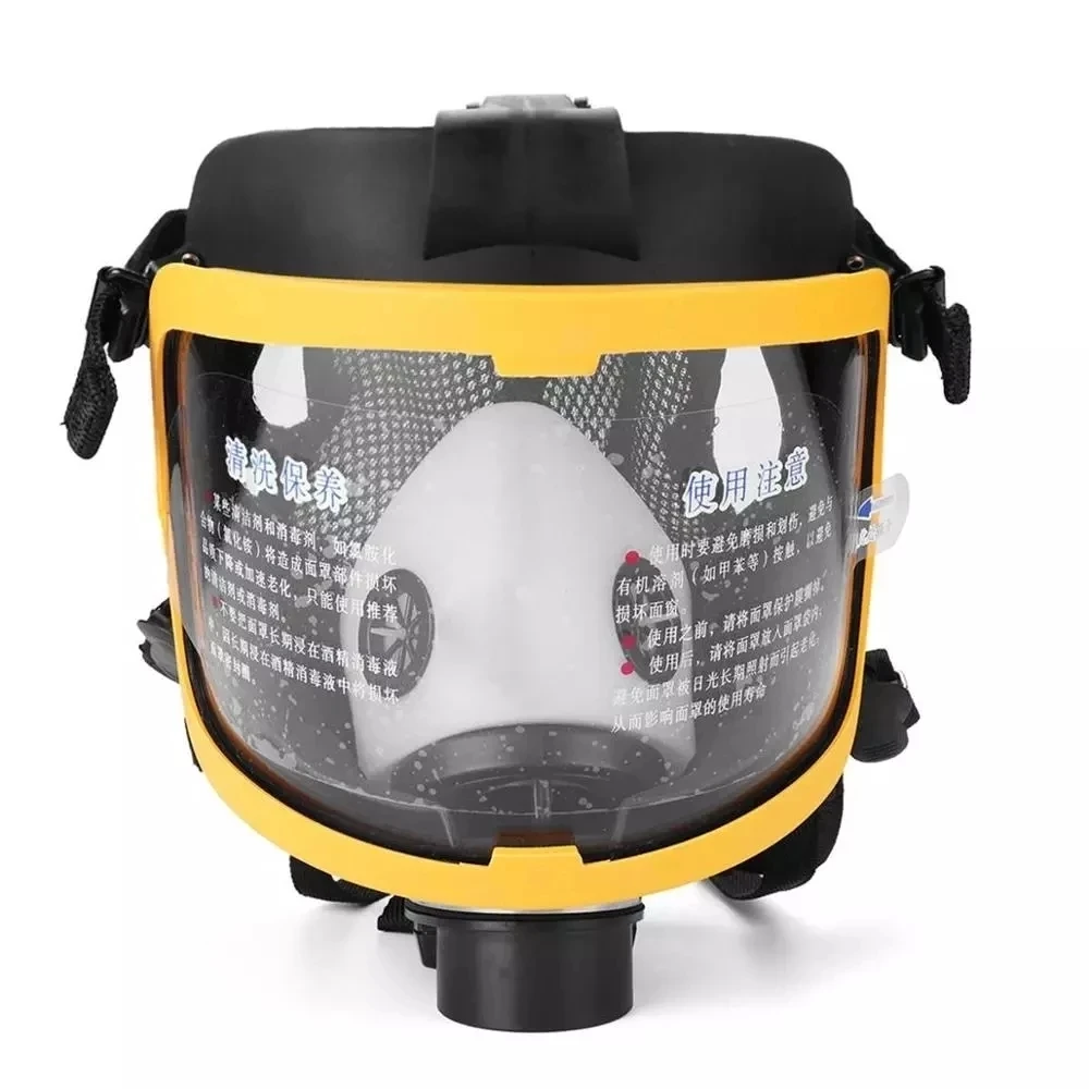 Masker Gas Sistem Udara Suplai Aliran Konstan Pelindung Listrik Respirator Perlengkapan Keselamatan Kerja Masker Gas Wajah Penuh Respirator