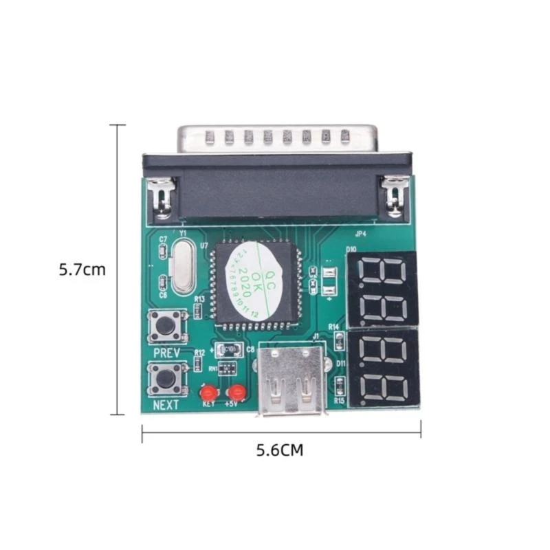 Испытательная карта с ошибкой компьютера USB Питание 4 цифр диагностической карты для ноутбук