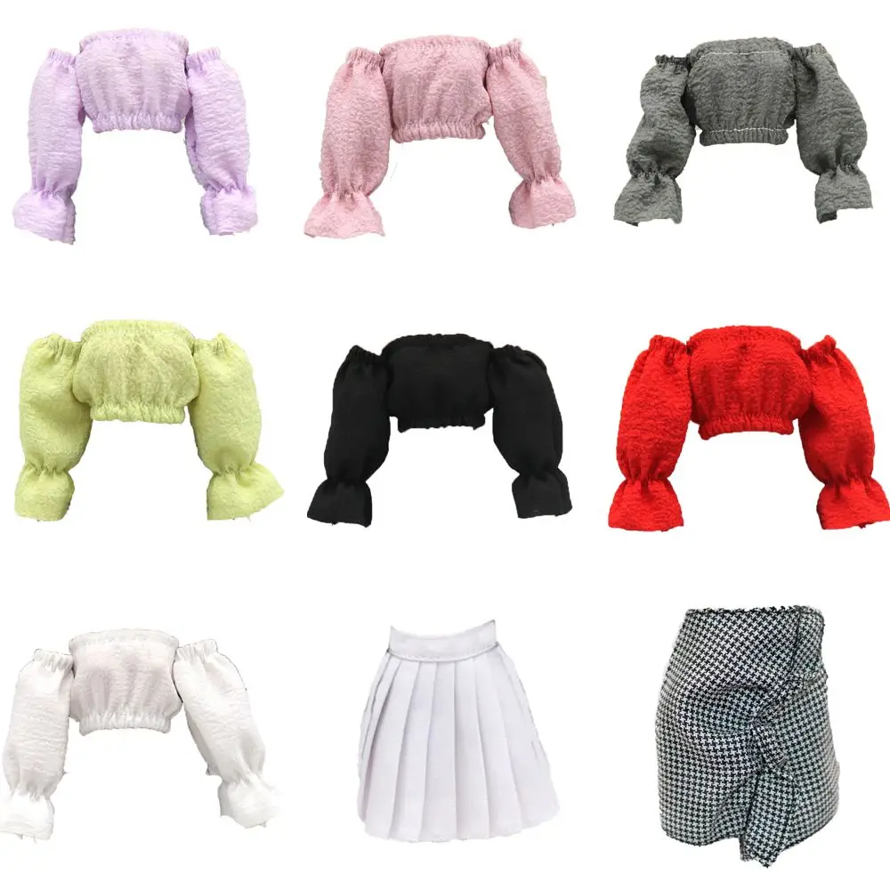 DIY Casual Wear Kids Gift Toy Doll Accessories Girl Clothes Dolls Dress T-shirt Skirt Dress Up