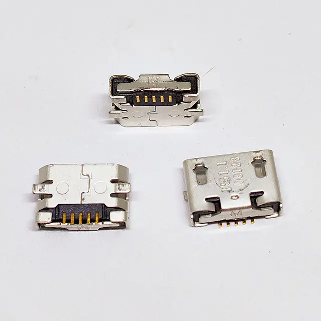10-100szt Micro USB 5-pinowe złącze SMD Gniazdo ładowania Port Wtyczka Stacja dokująca Do NOKIA N215 N225 205 207 208 220 230 Uniwersalny