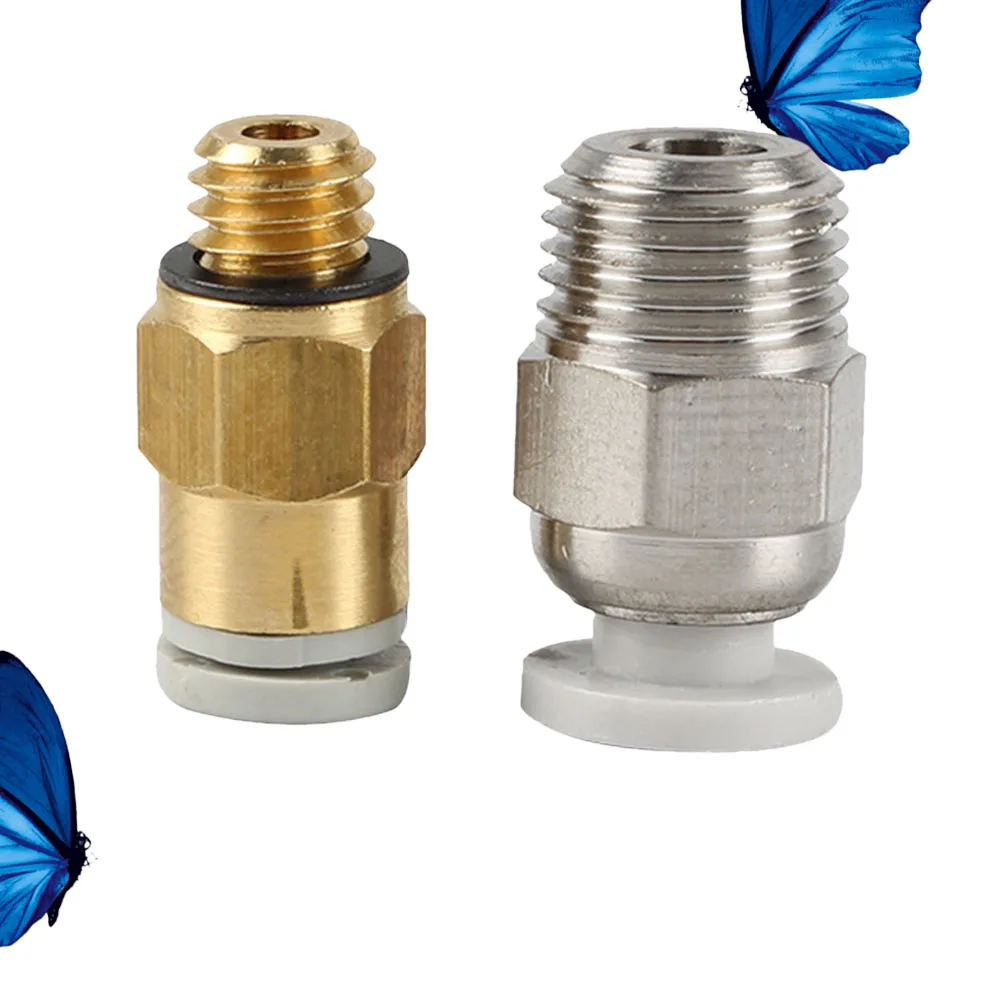 

2PCS Pneumatic Connector 3D Printer Extruder Fittings Air Operated Joint Parts Quality Assurance Tested Premium Material