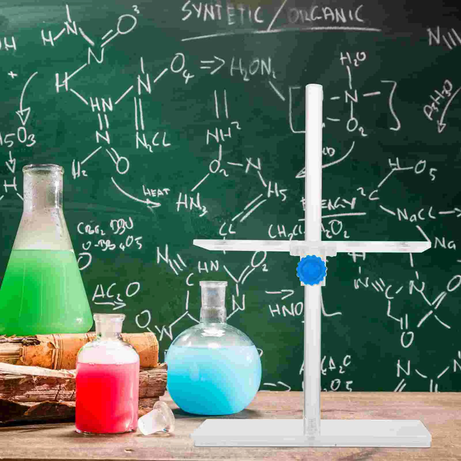 Soporte ajustable, estante de embudo, accesorios de fijación de experimentos acrílicos, soporte de laboratorio