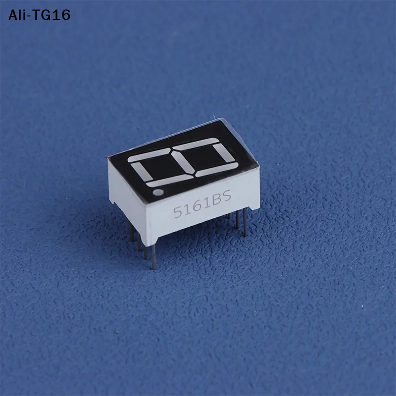 【MA8】10Pcs Digital Tube Common AnodeCathode 0.56 Inch 10Pins 5161AS 5161BS 1 Bit 7 Segment Red LED Digital Display Digitron