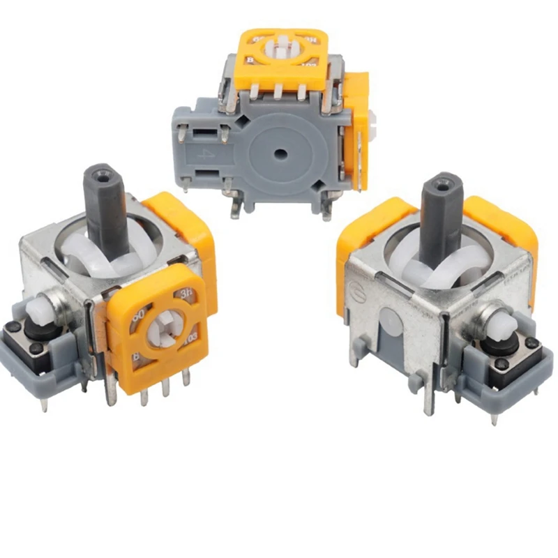 2 قطعة عصا تحكم تناظرية ثلاثية الأبعاد + لوحة معايرة لوحدة التحكم في الألعاب PS4 تأثير عصا التحكم وعصا التحكم في المركز/العايرة الحلقة الخارجية