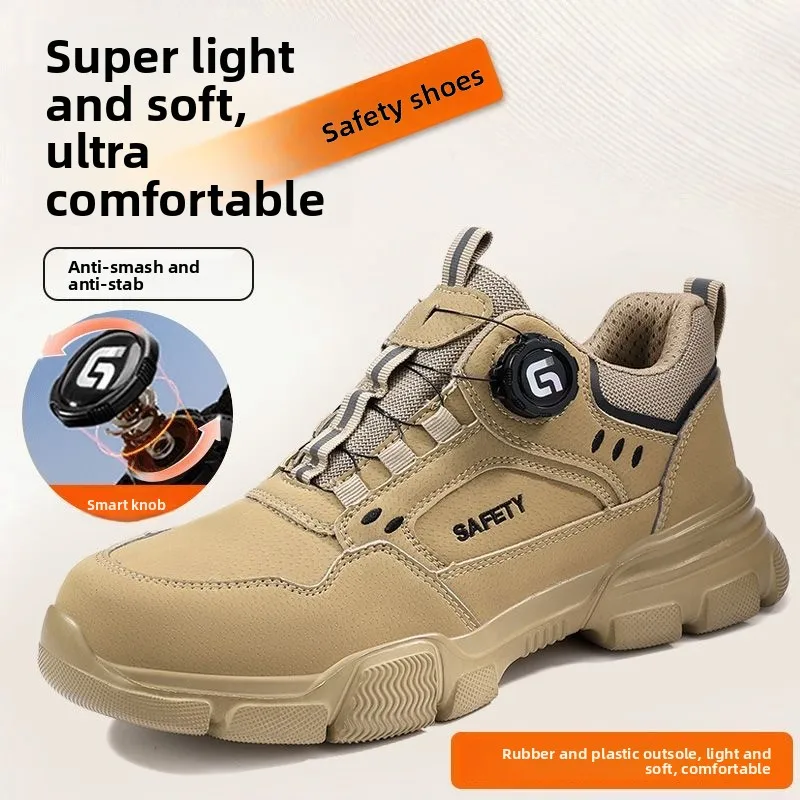 الصلب حذاء مزود بفتحة للأصابع رجل Safet Steel تو كاب ثقب أحذية عمل الرجال النساء واقية العمل حذاء مكافحة تحطيم أحذية الحماية