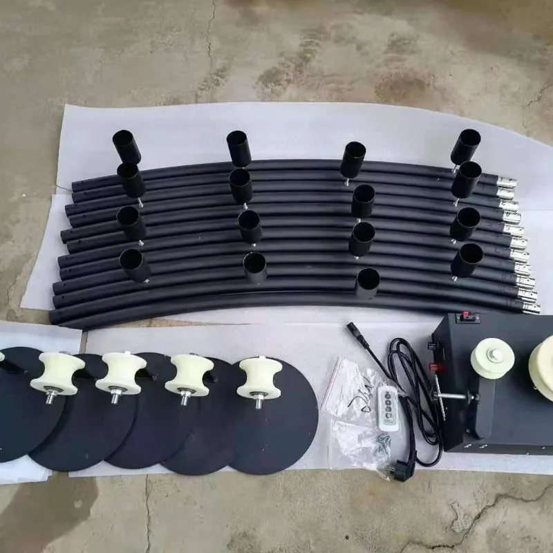 Circular Stage Special Effects Machine, Four-meter Diameter Splicing Iron Pipe, Remote Control