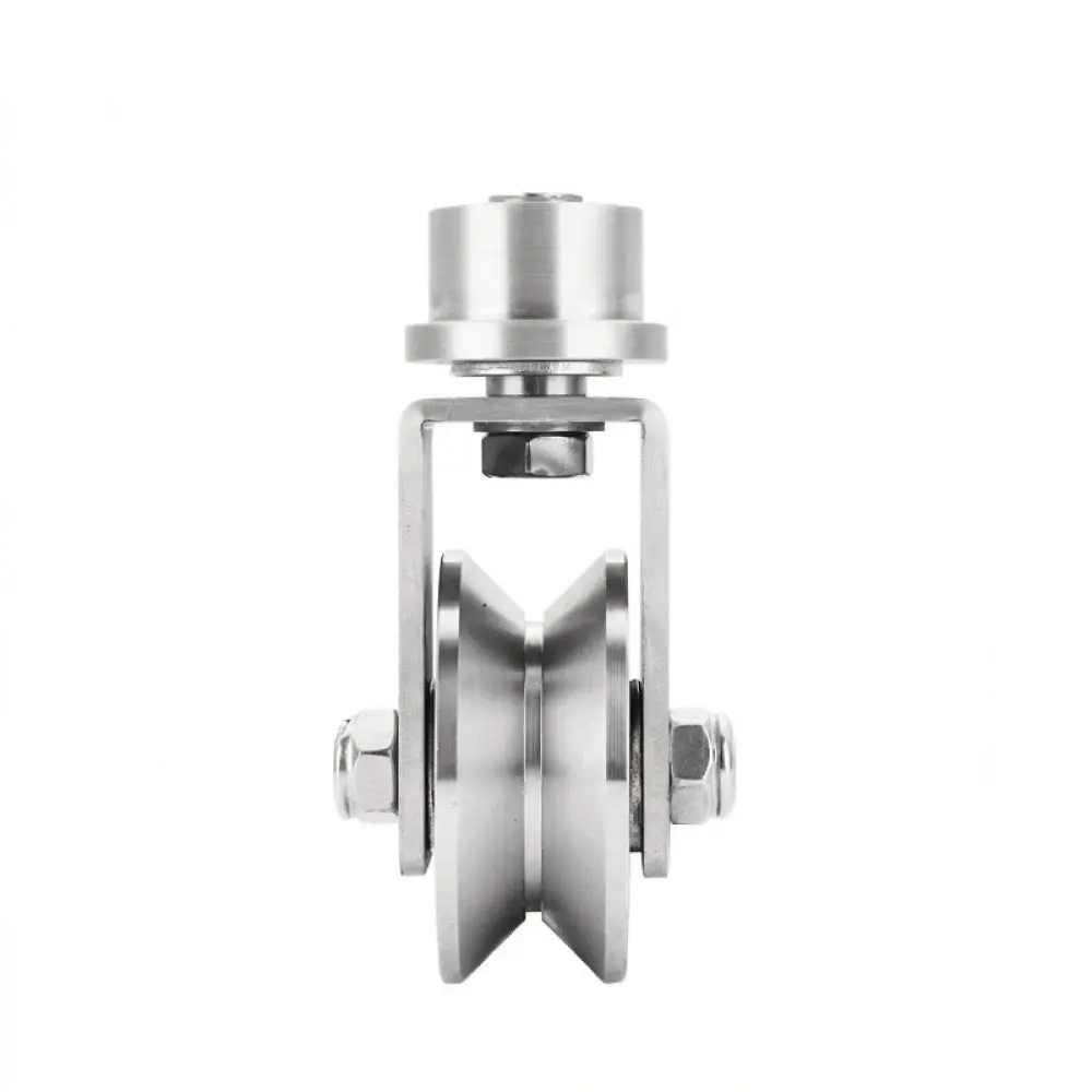 For Meixuanye 304 Stainless Steel Rotating Pulley Wheel Sliding Door Track Roller Bearing Hardware Accessory