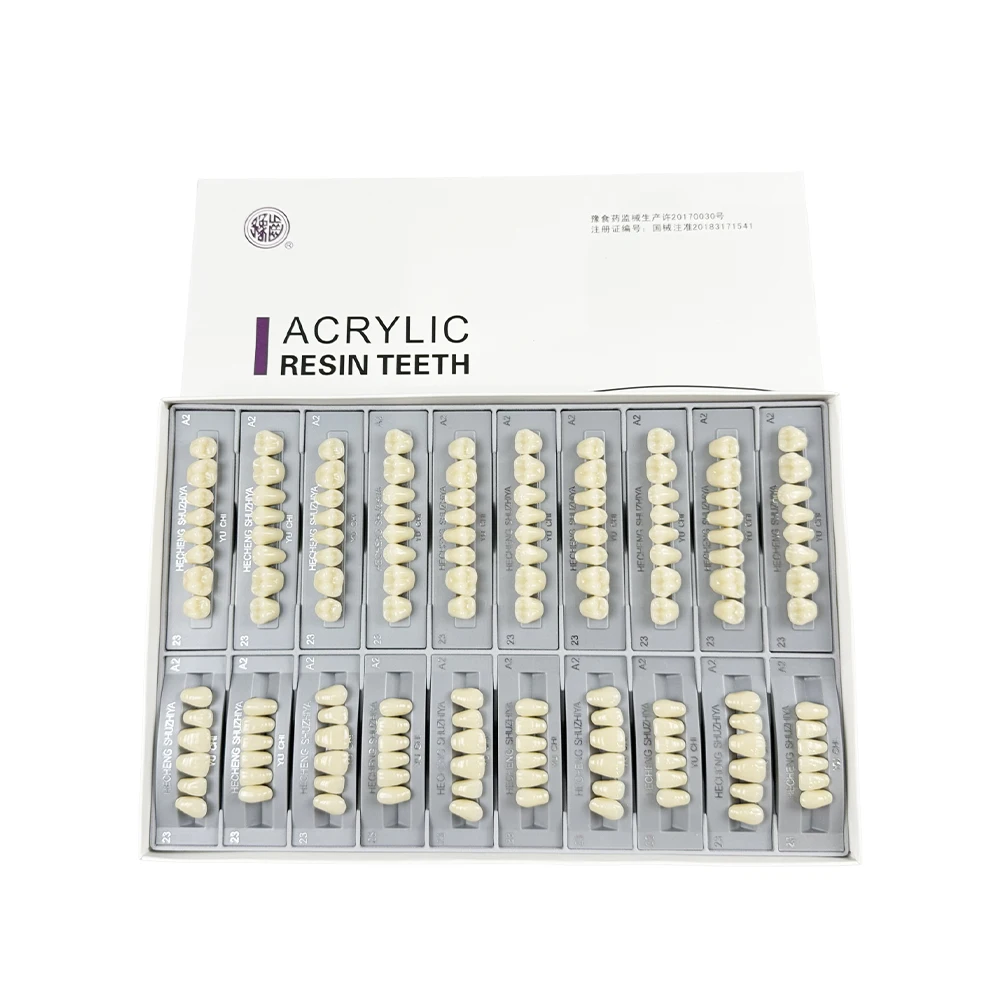 

140 шт./кор., зубы из акриловой смолы, A1/A2/A3, оттенки, искусственные зубы, полный набор зубов, протез, верхний передний нижний задний