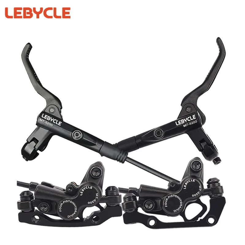 

Lebycle MTB 4 Piston Hydraulic Disc Brake M840 With Metal Pad CNC Tech Mineral Oil For AM Enduro Bicycle E4 ZEE M8120 Accessory