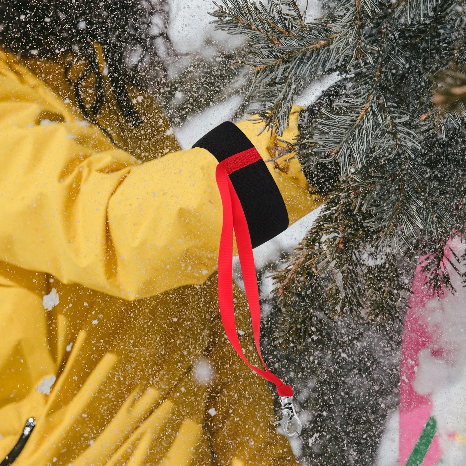 

4Pcs Ski Glove Strap Elastic Wrist Leash Snowboard Mitten Clips Anti Lost Rope Winter Outdoor Sports Gloves Holder for Men Kids