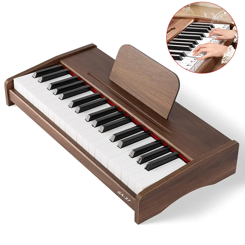 37 37 Keys Kids Piano Keyboard Digital Piano for Kids Volume Adjustable Music Education Instrument Wood Piano for Kids - Aliexpress Deal