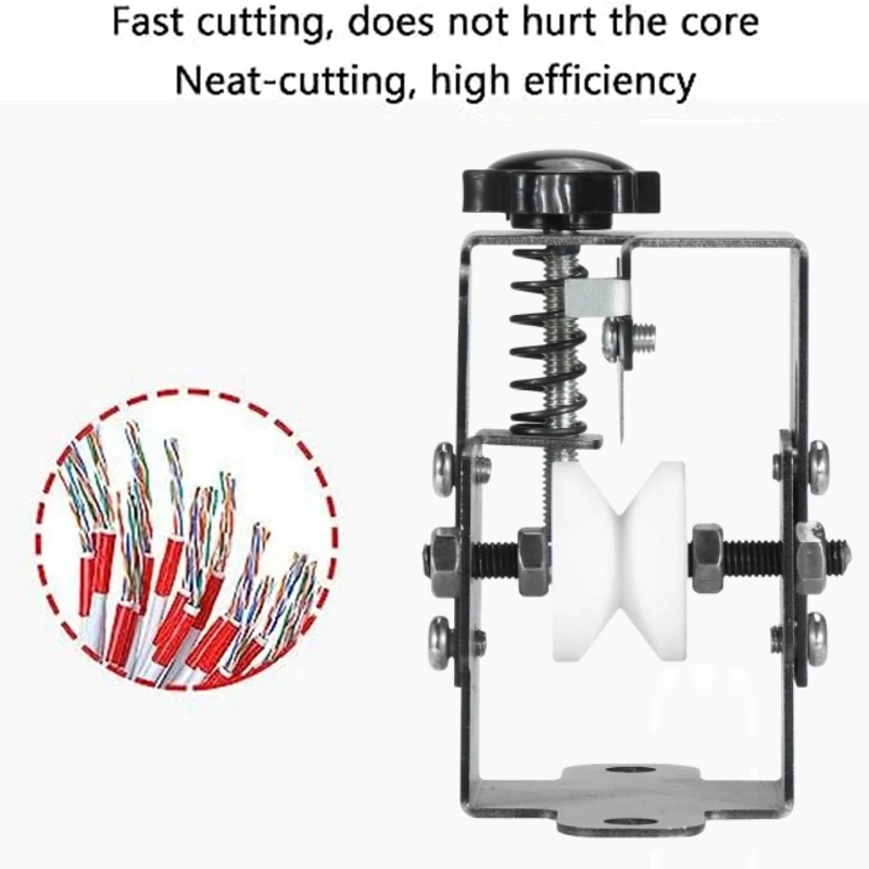 Handheld Stainless Steel Wire Stripper Multifunction Manual Cable Stripping Tool Portable Wire Stripping Machine