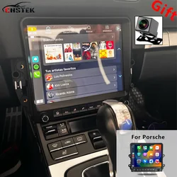 CHSTEK Car Radio Android 13 Carplay For Porsche 911 Cayman 997 Boxster 718 918 981 Multimedia Navigation Bluetooth WIFI 4G GPS
