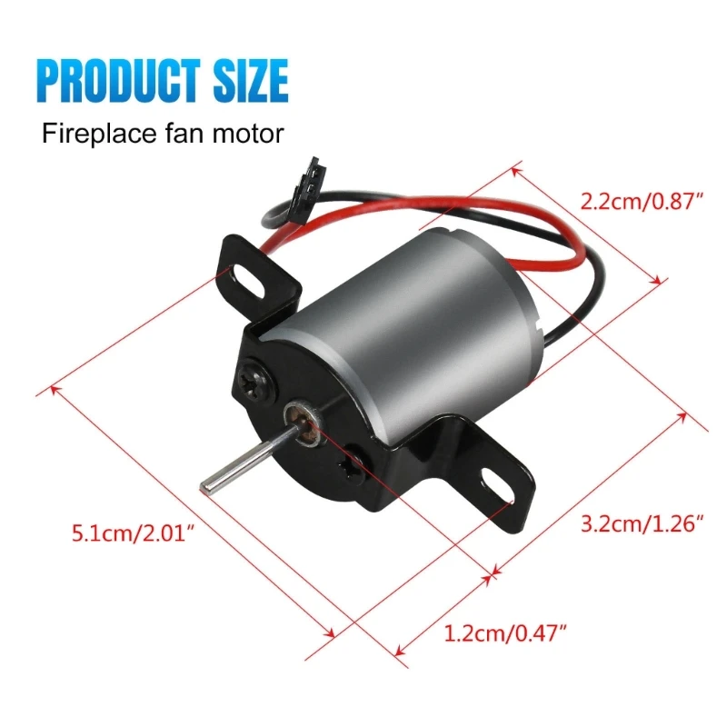Motor eléctrico, estufa calor con ventilador, Motor para chimeneas, piezas repuesto para ventilador, envío directo