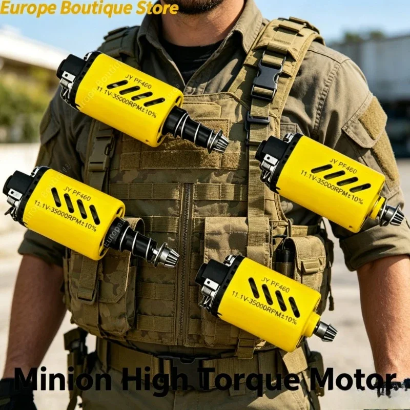 

Yellow Mini 480 Fast Drive Motor, Usual Magnet 11.1V 35000RPM Long Short Axis General Tactical Kits
