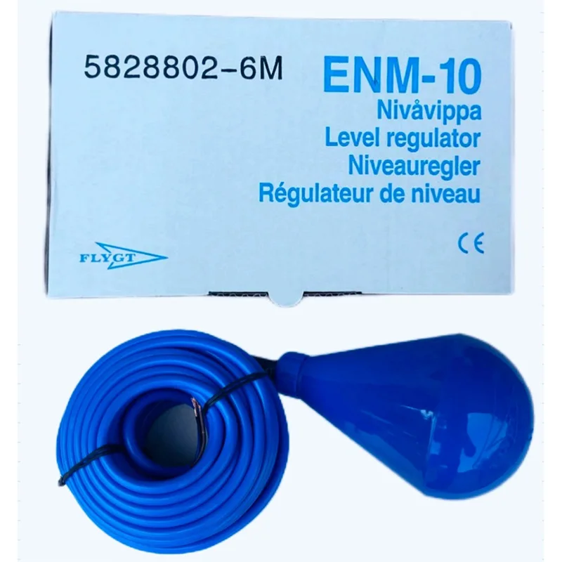 1 PCS ITT Flygt Float  Liquid Level Switch  Regulator ENM-10 Water Level Pump Automatic Controller 6M/13M/20M