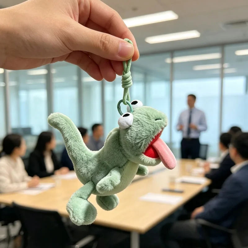 

1-20PCS Cartoon Lizard Plush Keychain Abstract Funny Stuffed Animal Cute Bag Charm Pendant Small Gift Novelty Toy