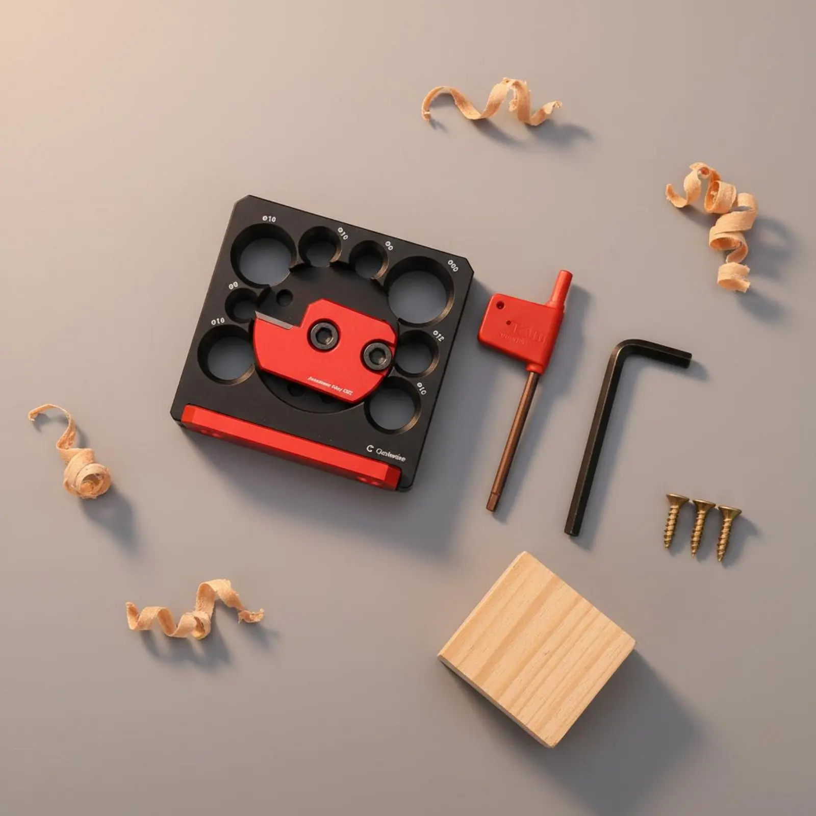調整可能なダボ製造ジグ-cnc-アルミニウム合金丸棒フライス工具-木製ほぞ穴製造機-diy-愛好家のための-8-穴サイズ