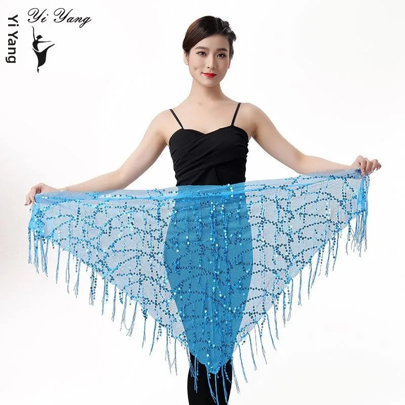 

Belly Dance Sequins Tassel e Scarf Performance Hip Women's Ethnic Costume Stage Performance Skirt Accory