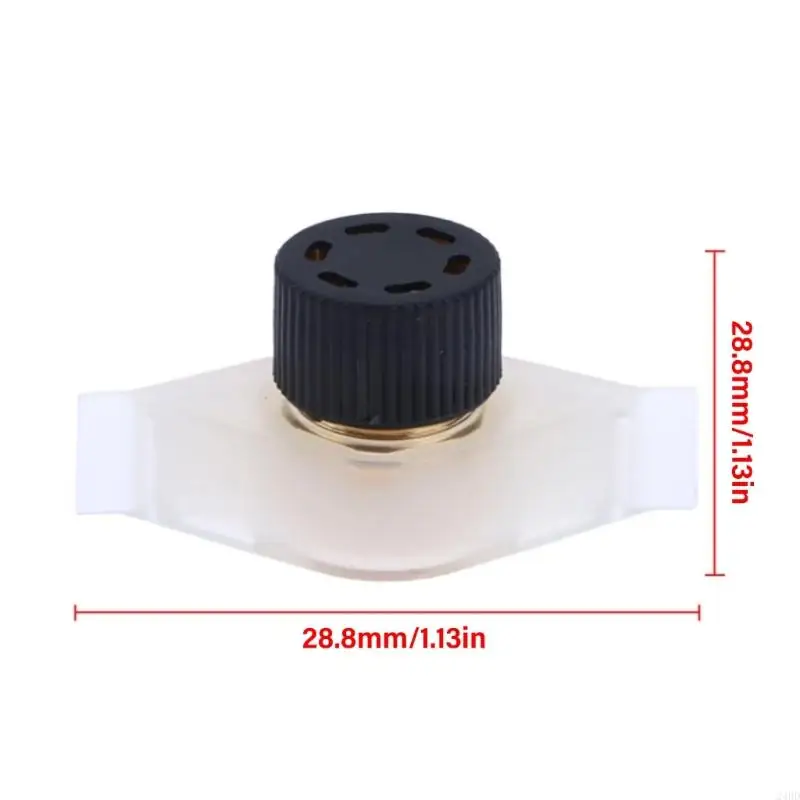 فوهة هواء من النحاس المقوى بمادة البولي يوريثان الحراري، تصميم مقاوم للتسرب، تضخم فعال لمراتب الهواء الخارجية، إطلاق سريع 24BD