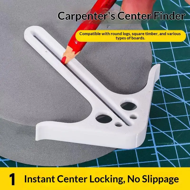 NewCenter Finder Tool Center Locator Positioning Gauges Carpenter Tool Engraving Work Piece Centering Device Woodworking Locator