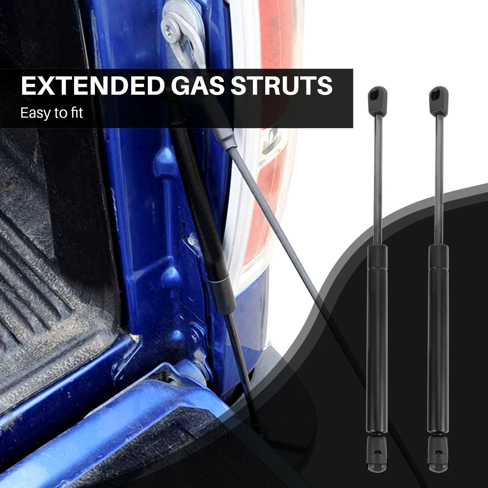 325Mm Extended Gas Struts for Toyota Hilux Iii Vii Pick-Up Replacement for 1921Vr Arb Canopy Rear Window Trunk