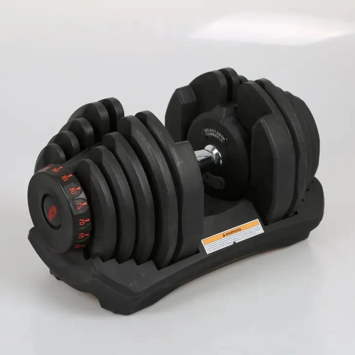 

Factory Gym High Quality Cast Iron Electroplating 24 kg Adjustable Dumbbell Set