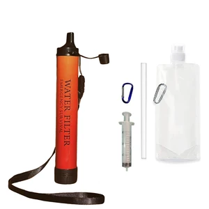 Outdoor Camping Emergency Survival Water Purifier Filter Suitable for Rivers Lakes Creeks Portable Purification Tool water Filte