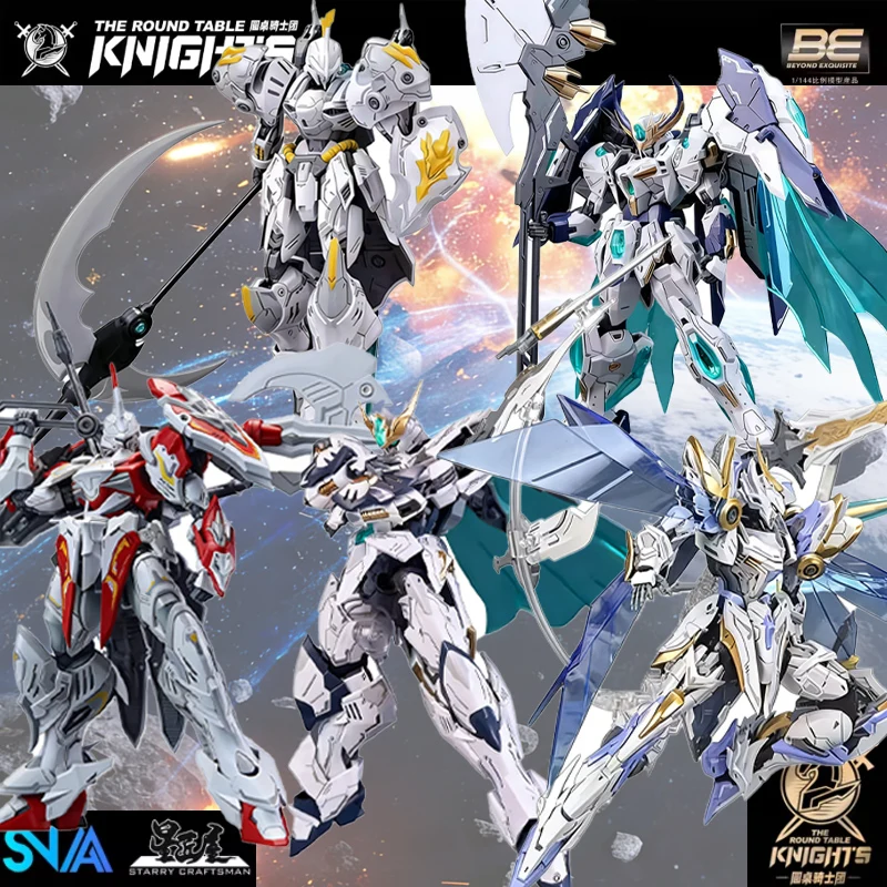 

SNAA Original 1/144 Knights of The Round Table PERCIVAL Tristan LAMORAK Action Figure Toys for Boys Girls Kids Gift Ornaments