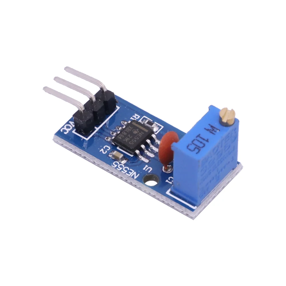 1/5/10PCS DC 5V 12V NE555 Adjustable Resistance Frequency Pulse Generator Module Single Channel Output for Arduino Smart Car