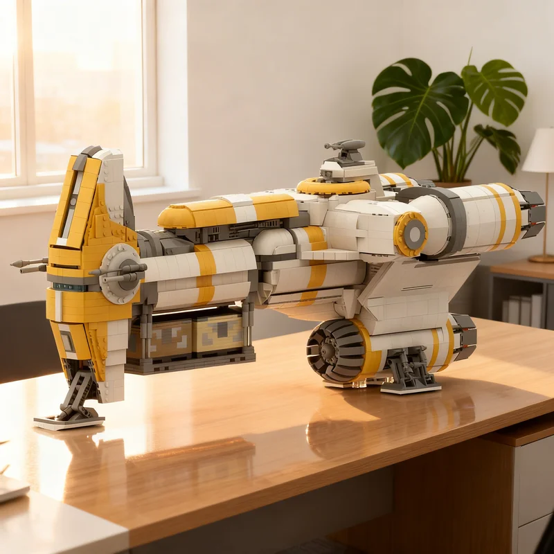 

4330pcs MOC Hammerhead Transport From Star Battle Model Building Blocks Creative DIY Gift Display Decor Assemble Premium Adult